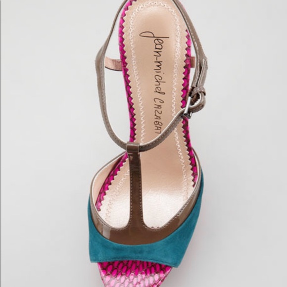 Jean-Michel Cazabat T-Strap Platform Sandel size 35.5 - Picture 7 of 8